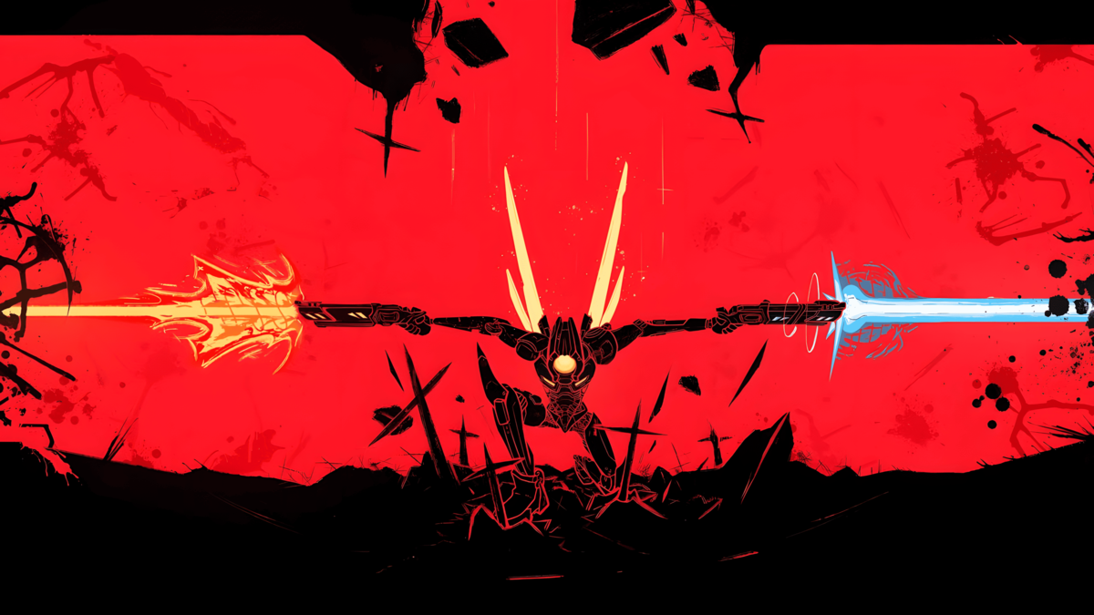 ULTRAKILL — динамичный шутер от первого лица в ретро-стиле, обложка игры с машиной V1