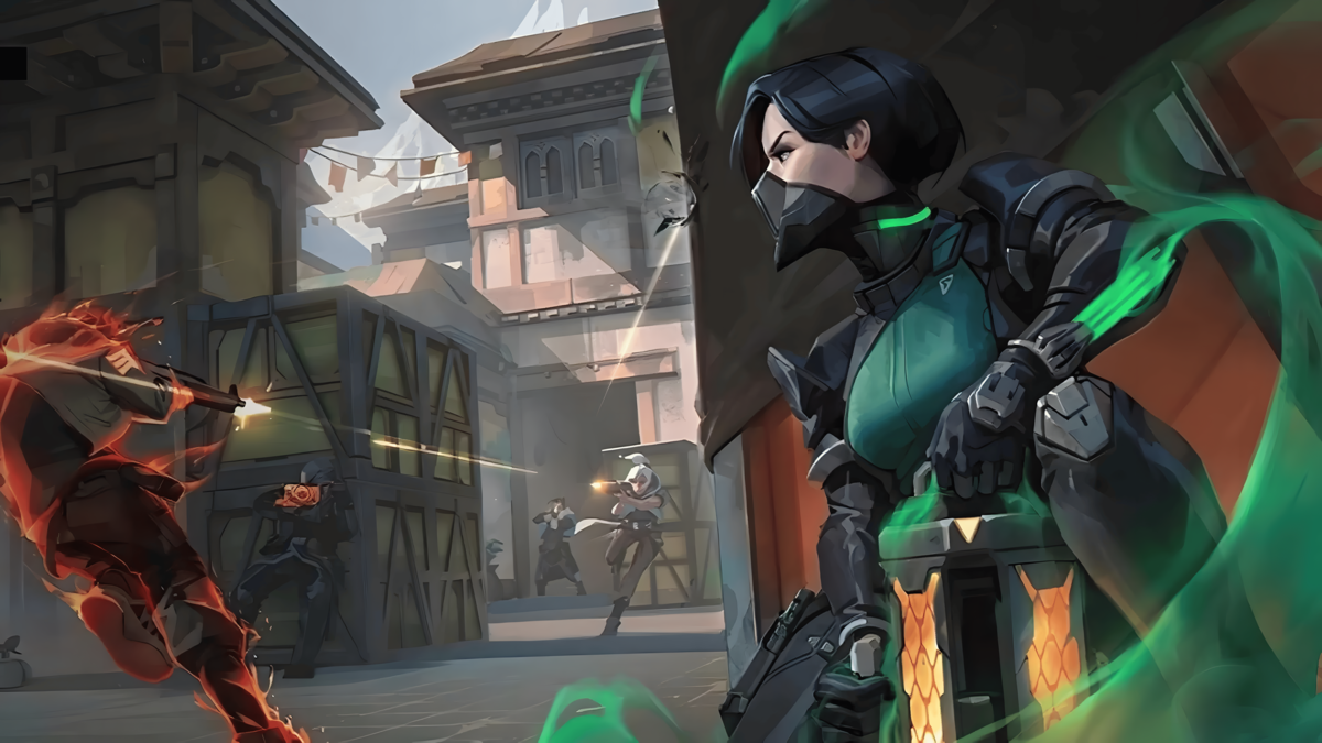 VALORANT — тактический шутер от первого лица от Riot Games, логотип игры с агентами